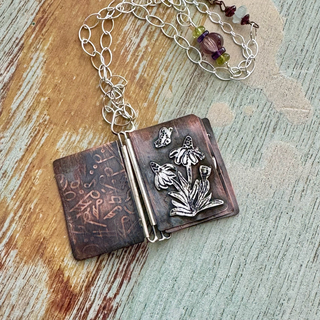 Book of Flowers Necklace
