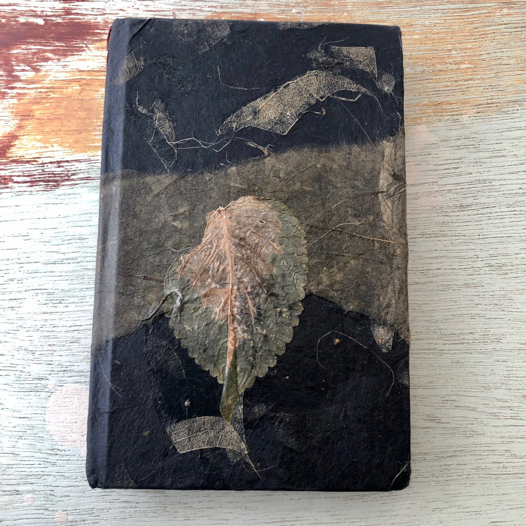Green Coleus - Handmade Journal/Sketch Book