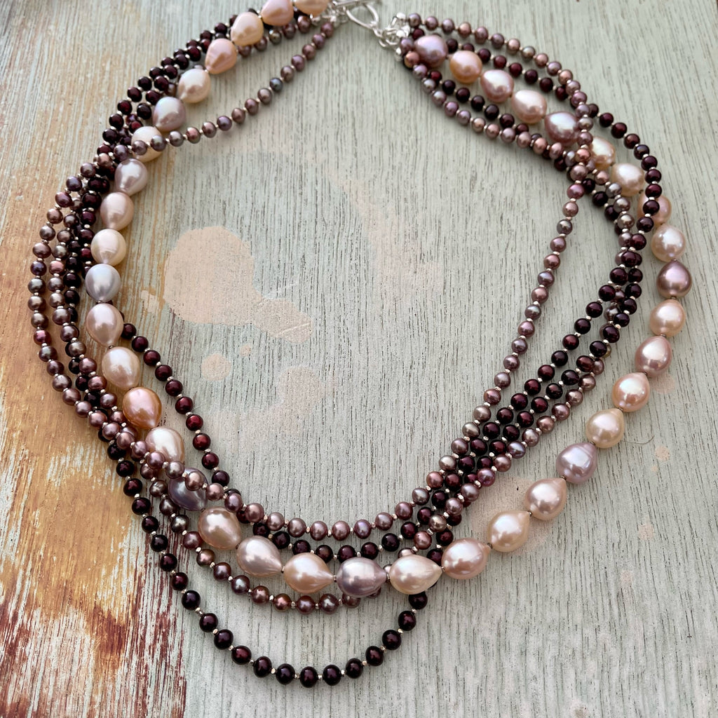 Five-Strand Pearl Necklace