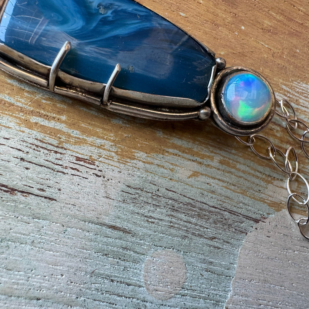 Swedish Blue with Opal