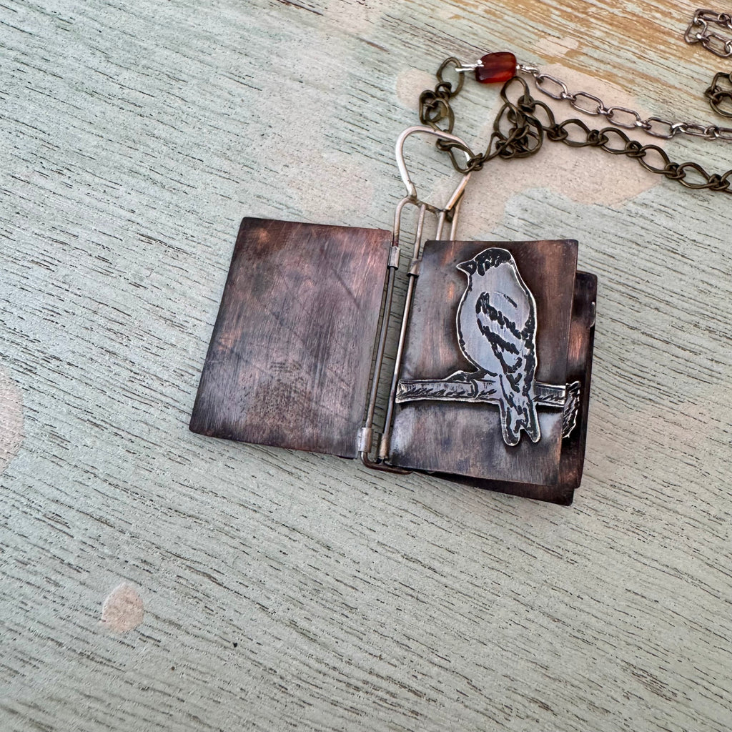 Songbird Book Necklace