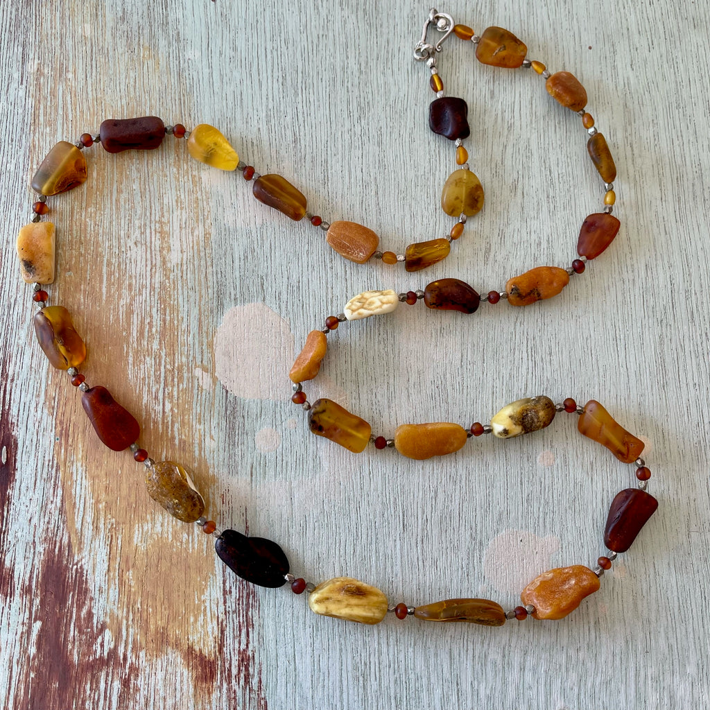 Raw Baltic Amber Necklace