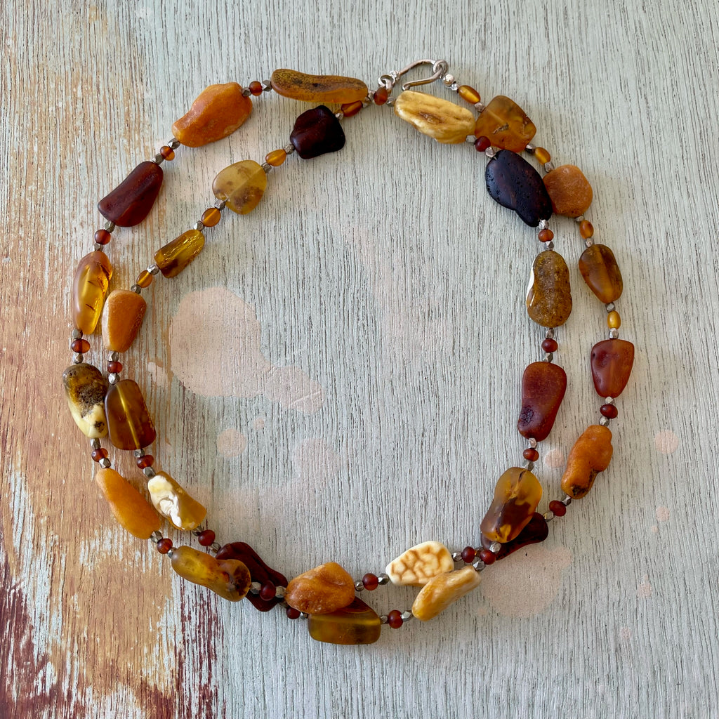 Raw Baltic Amber Necklace