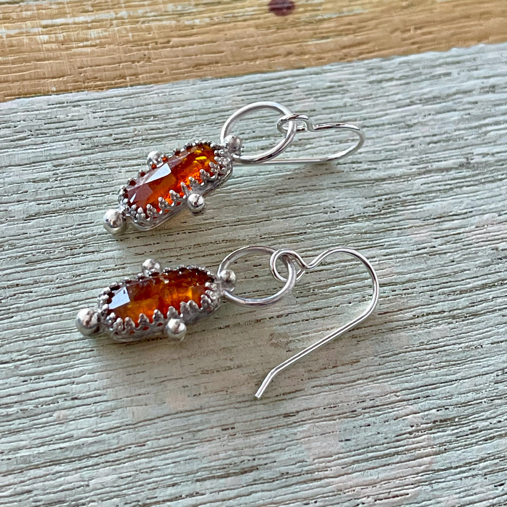 Orange Kyanite Earrings