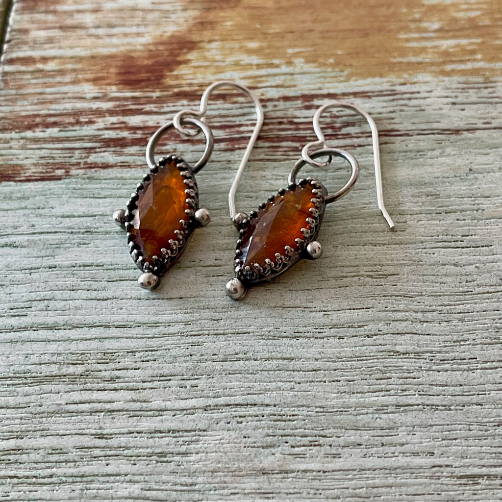 Orange Kyanite Earrings