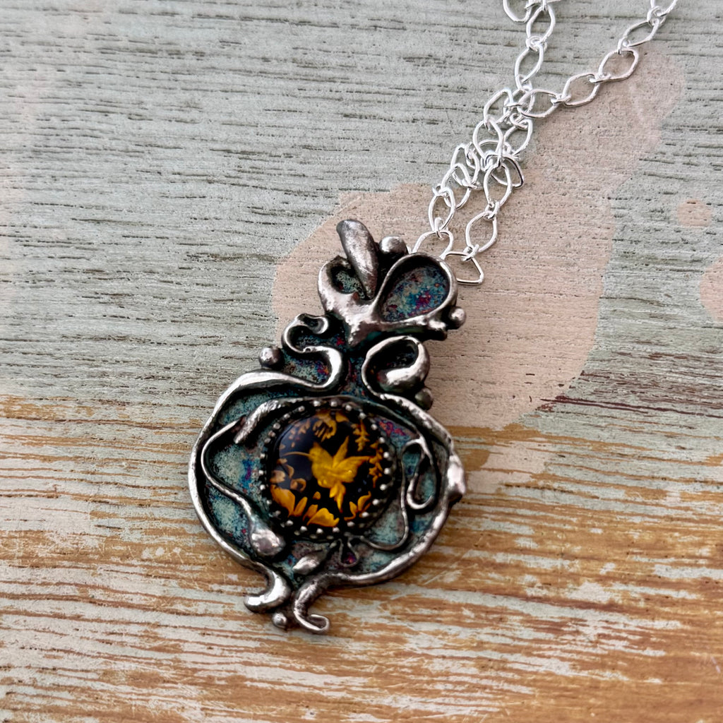 Baltic Amber Hummingbird