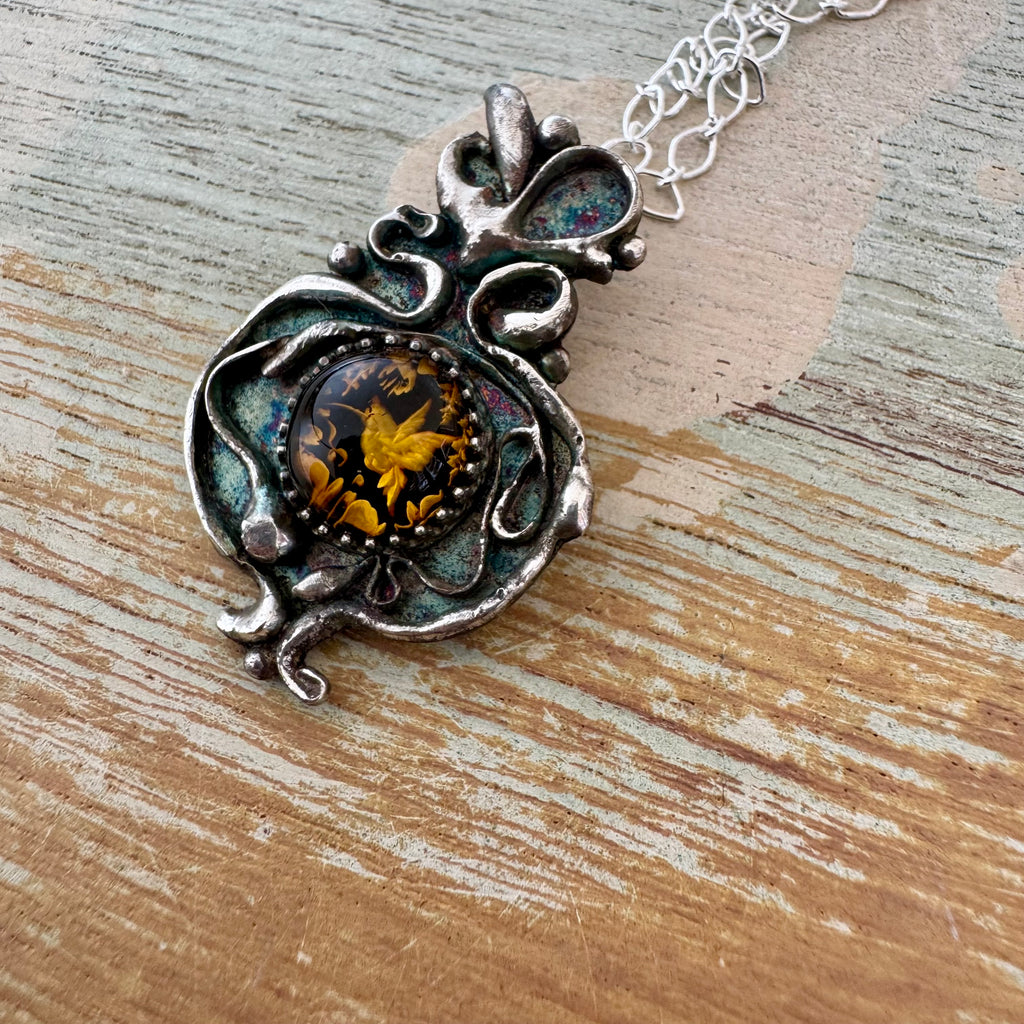 Baltic Amber Hummingbird