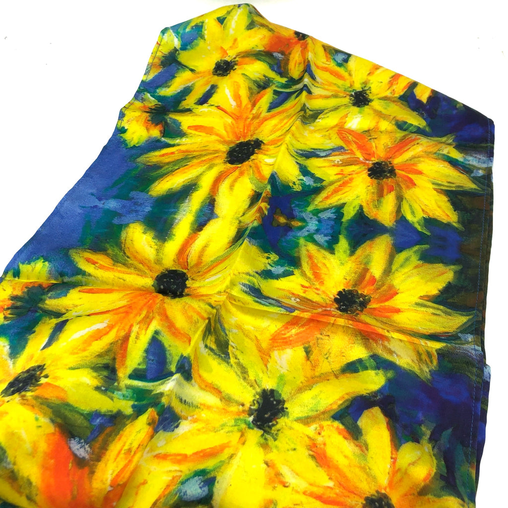 Sunflowers Silk Scarf
