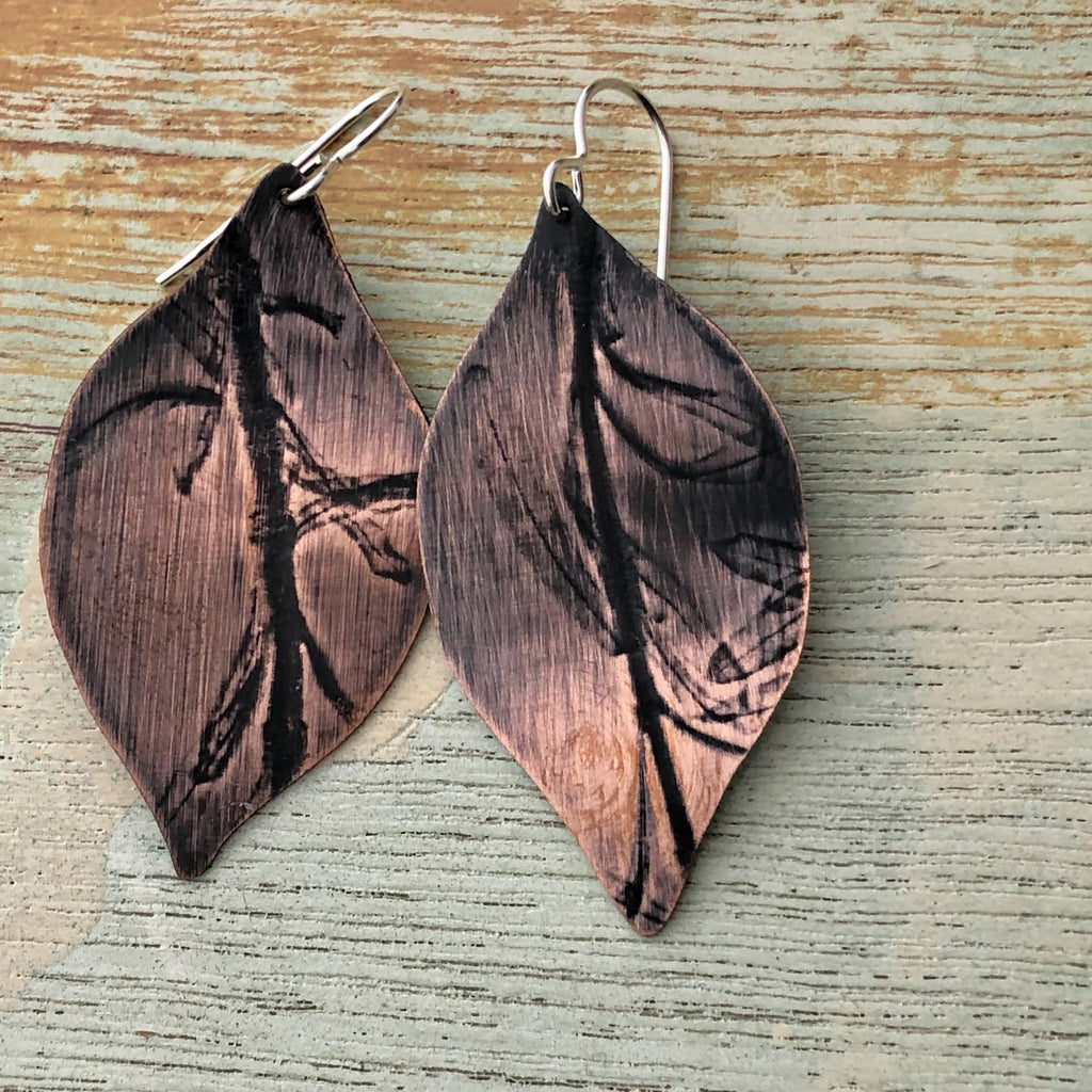 Lavender Pressed Earrings