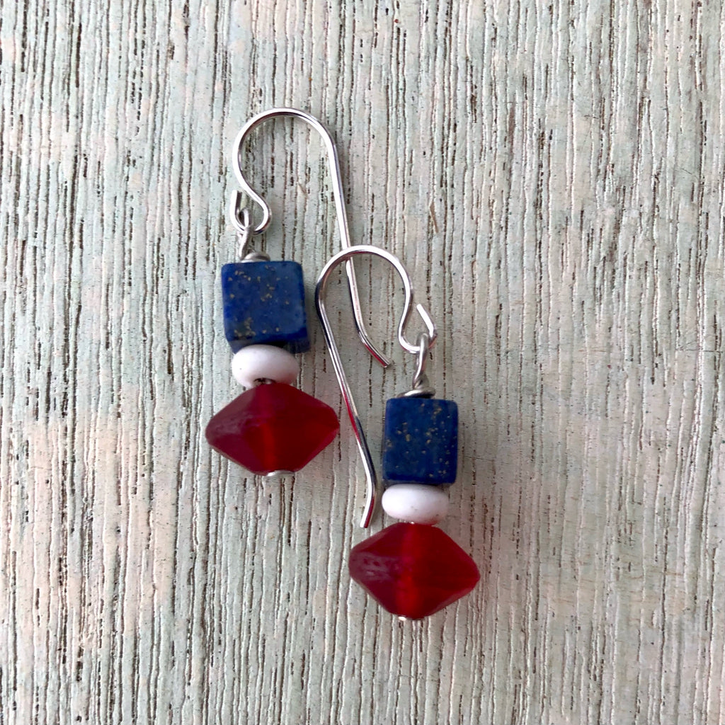 Red, White & Blue Earrings