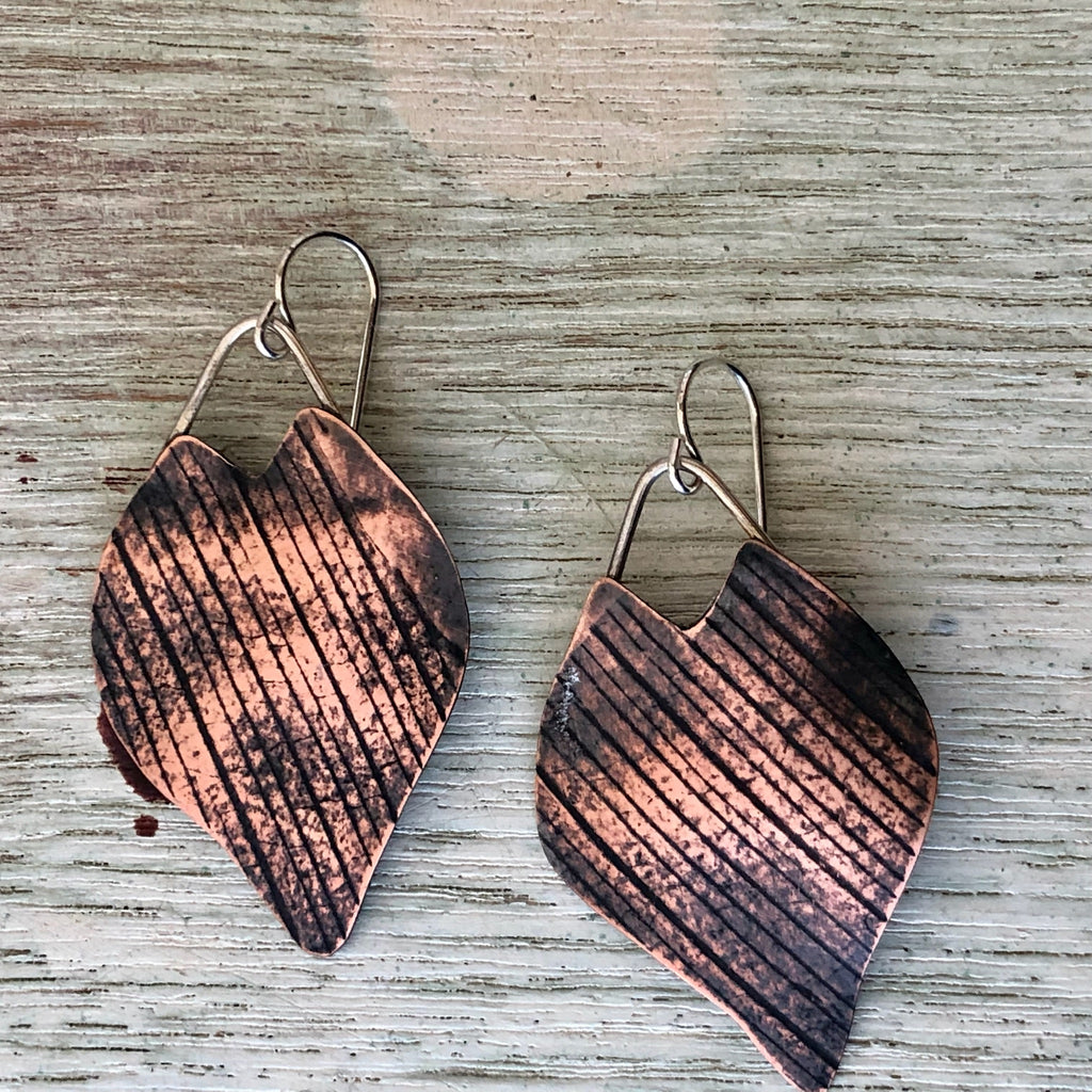 Iris Pressed Earrings