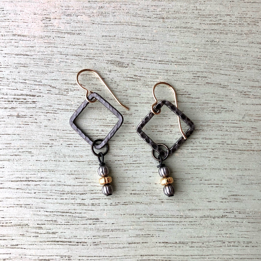 Mixed Metal Earrings