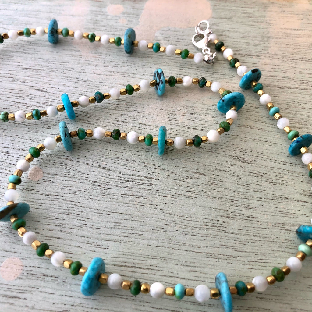 Turquoise and Pearl