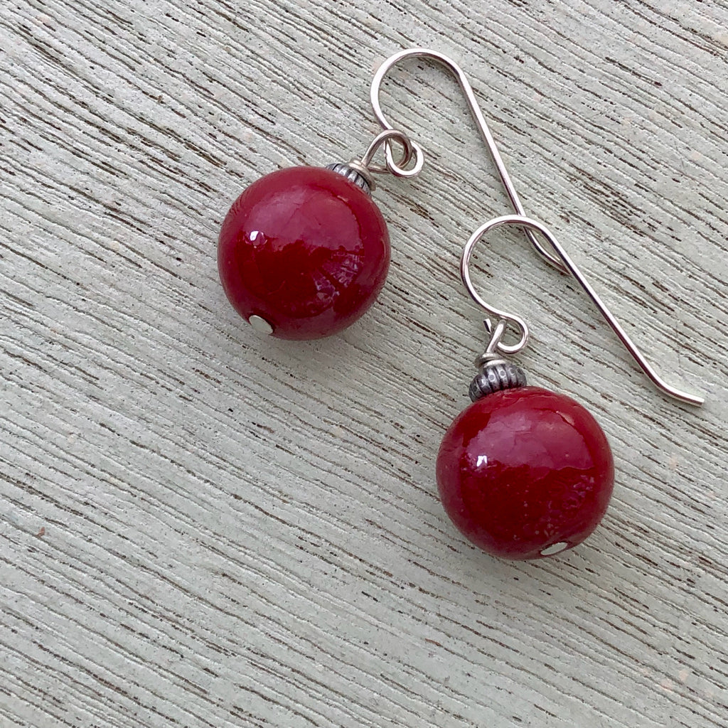 Vintage Italian Glass Earrings