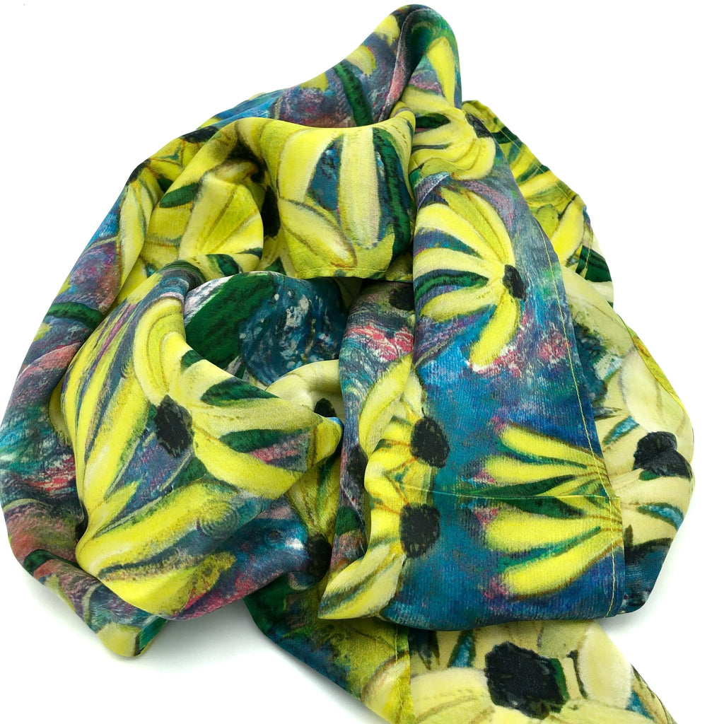 Fall Susans Silk Scarf