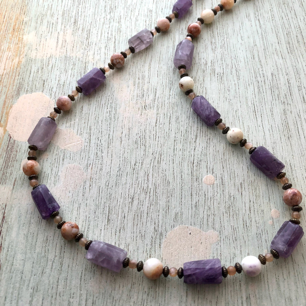 Bold Amethyst Necklace