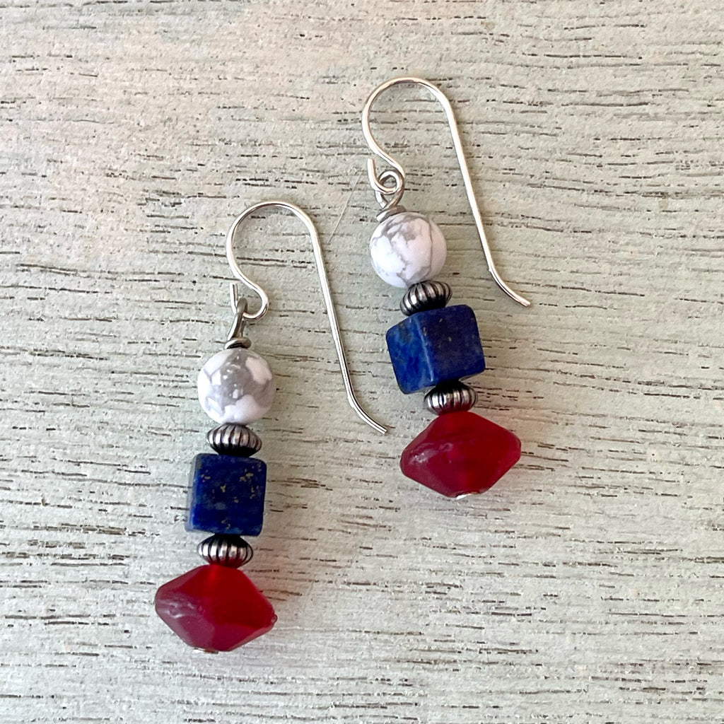 Red, White & Blue Earrings