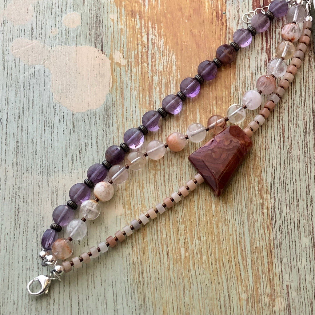 Freeform Jasper Focal Bracelet
