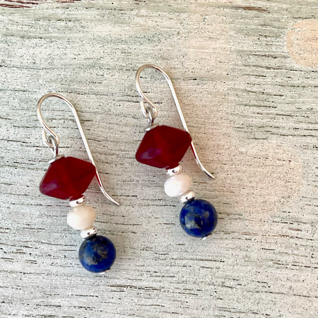 Red, White & Blue Earrings