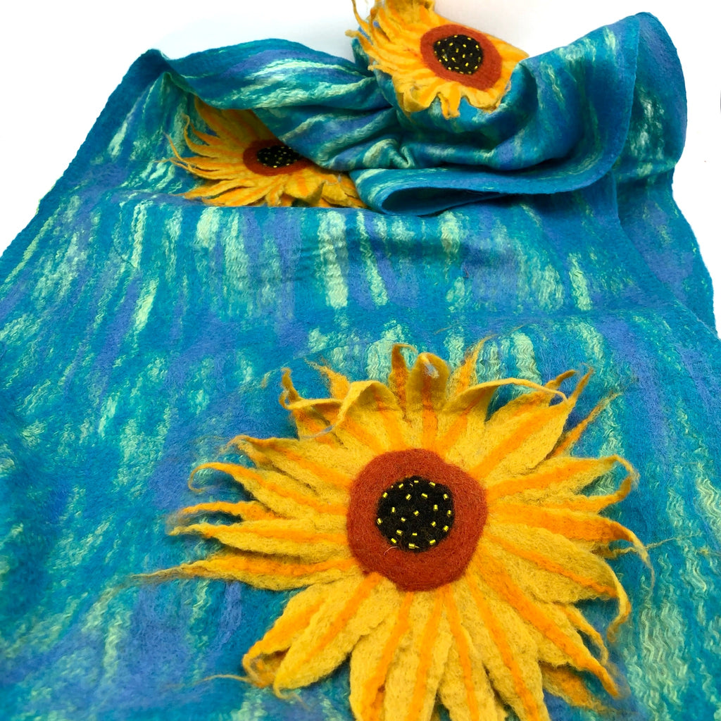 Late Summer Sunflowers Scarf