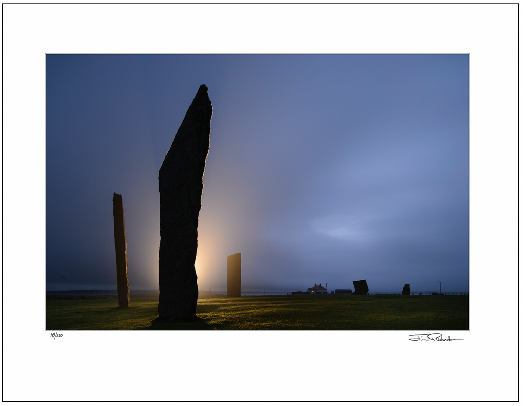 Night at the Stones of Stenness, Scotland