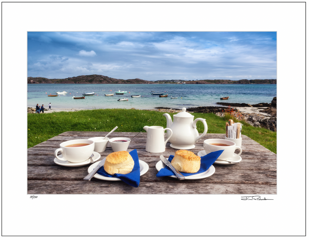 Tea at Argyll Hotel, Isle of Iona, Scotland