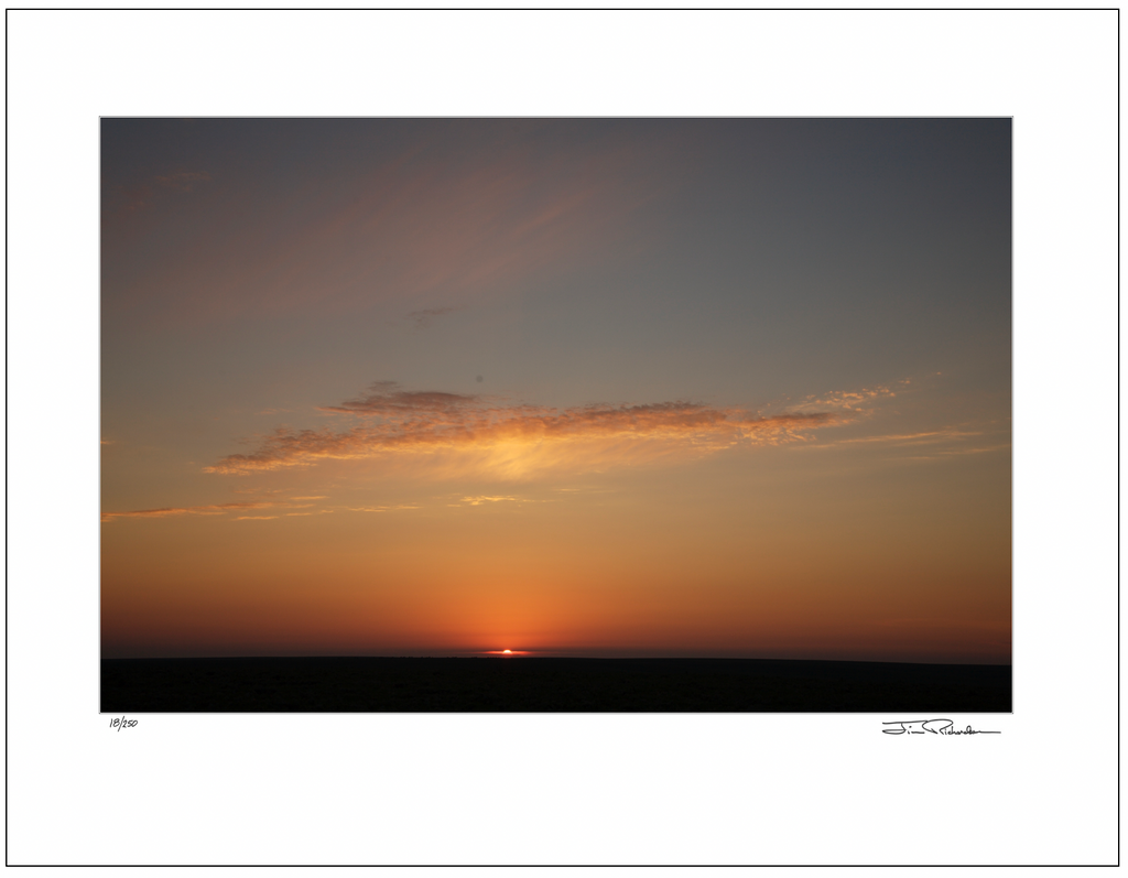 Sunrise, Flint Hills, Kansas