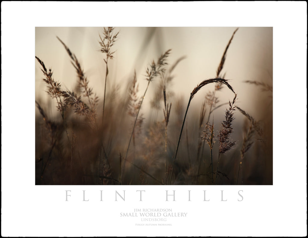 Foggy Autumn Morning - Flint Hills of KS