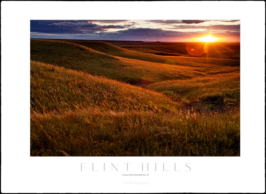 Golden Hills Sunset - Flint Hills of KS