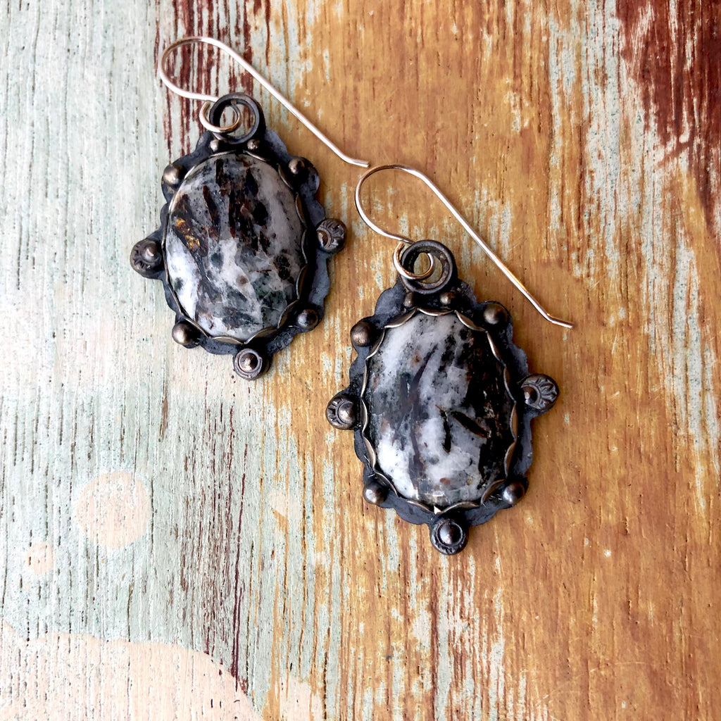 Astrophyllite Earrings