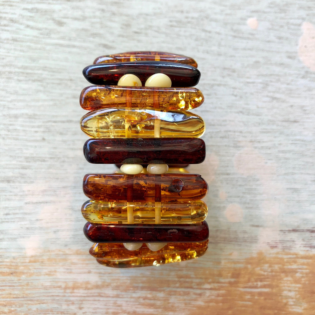 Polished Amber Bracelet
