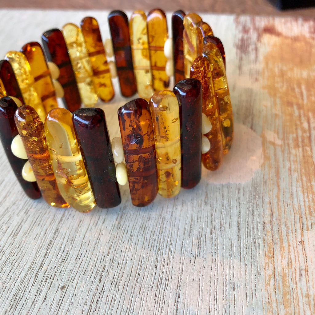 Polished Amber Bracelet