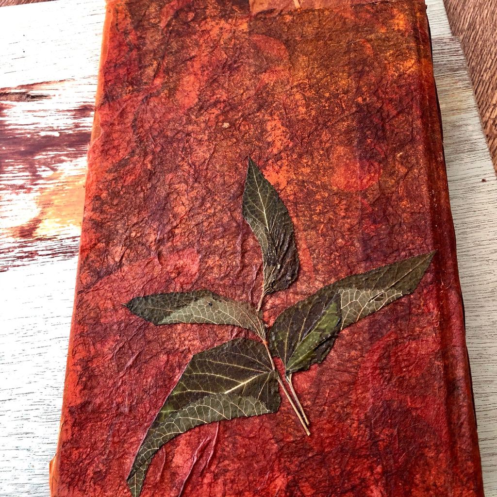 Burnt Oragner  - Handmade Book