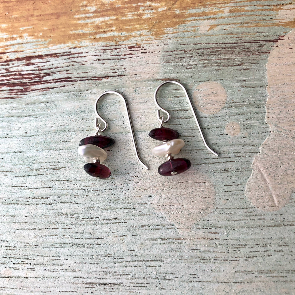 Garnet Earrings