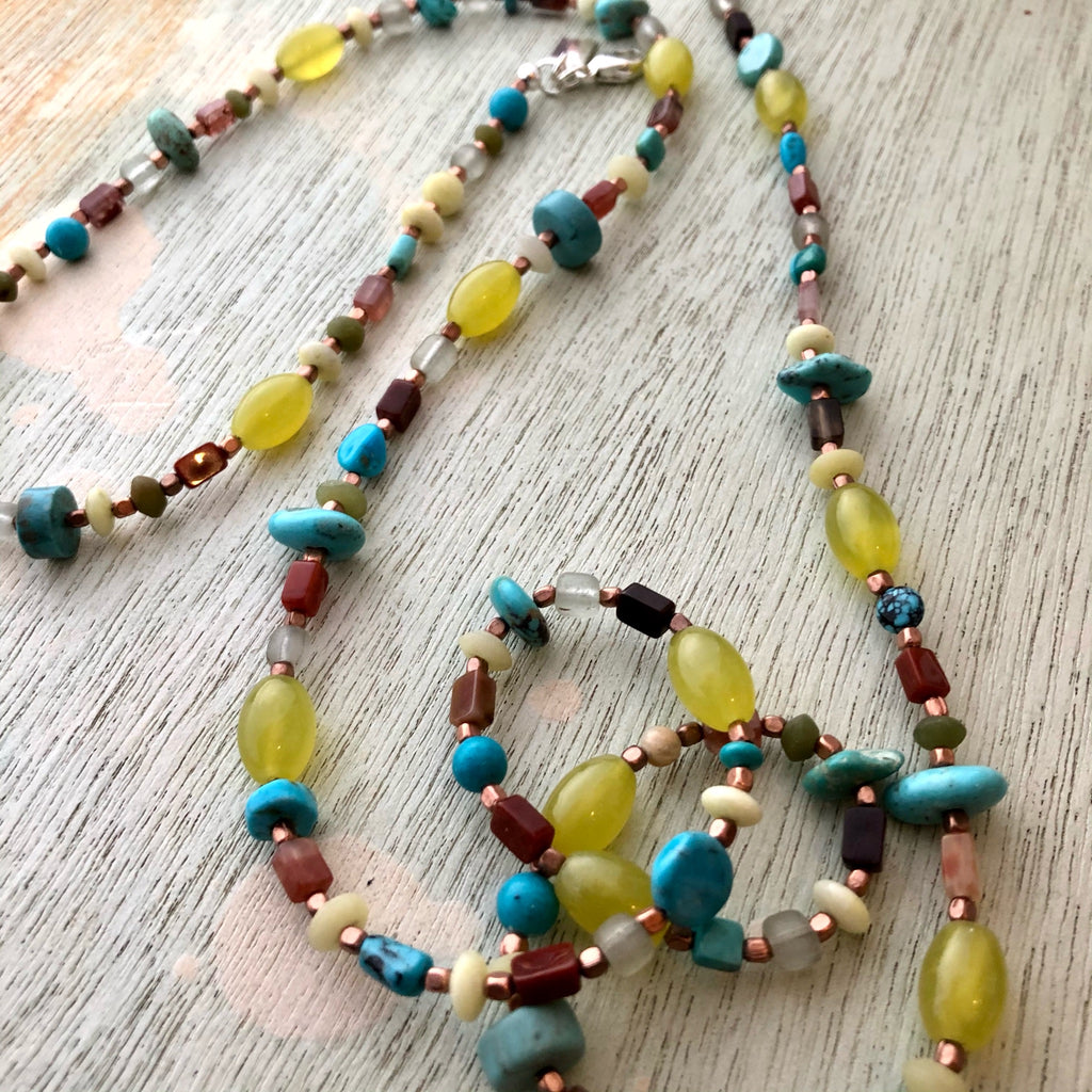Long Spring Necklace
