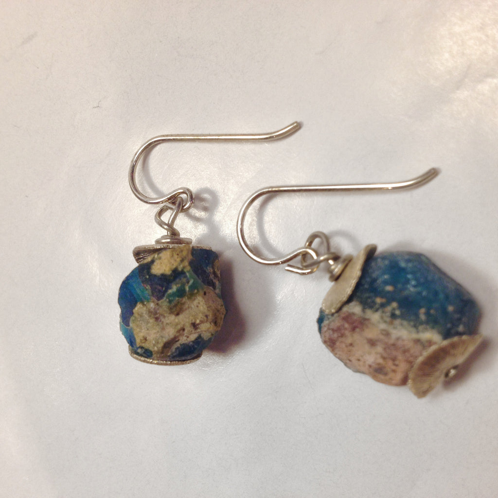 Ancient Glass Earrings