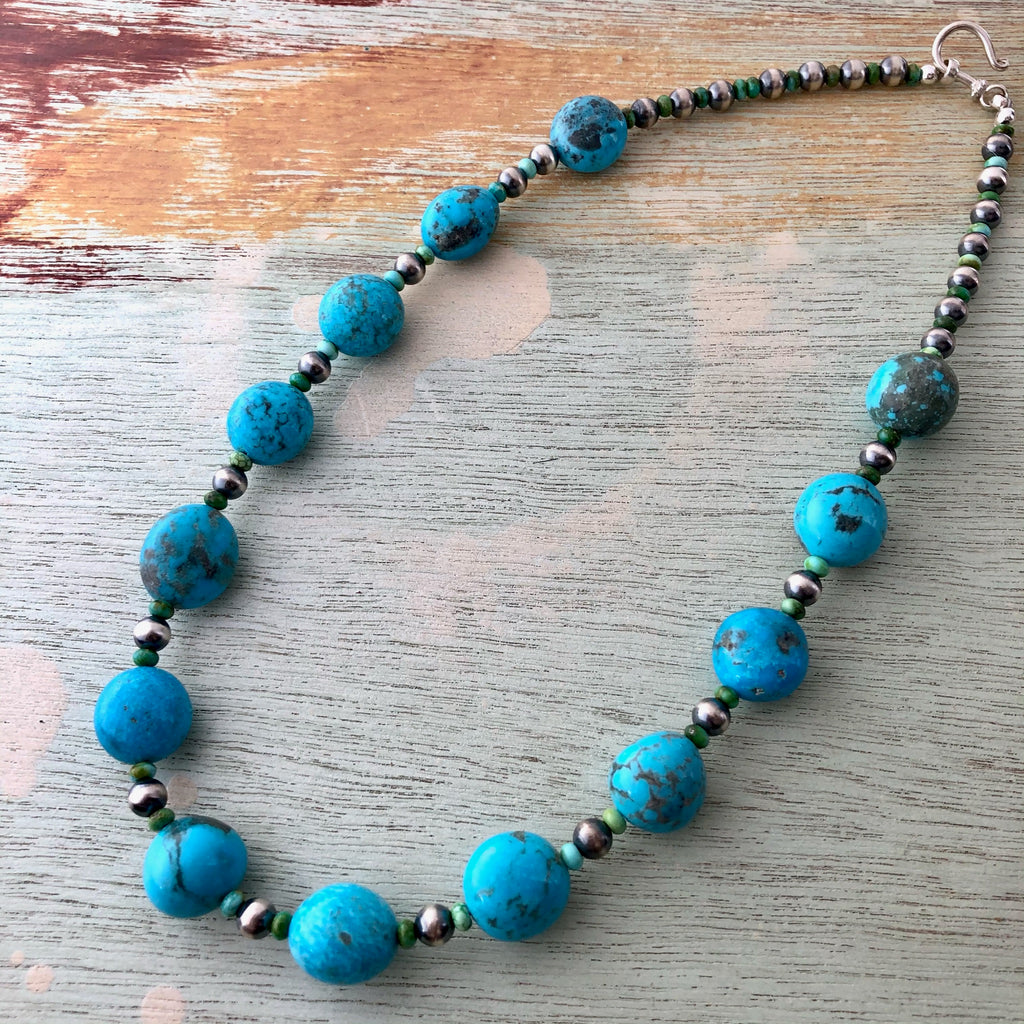 Turquoise and Navajo Pearls