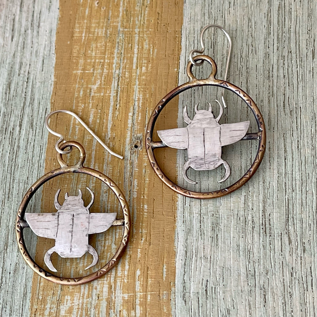 Scarab Earrings