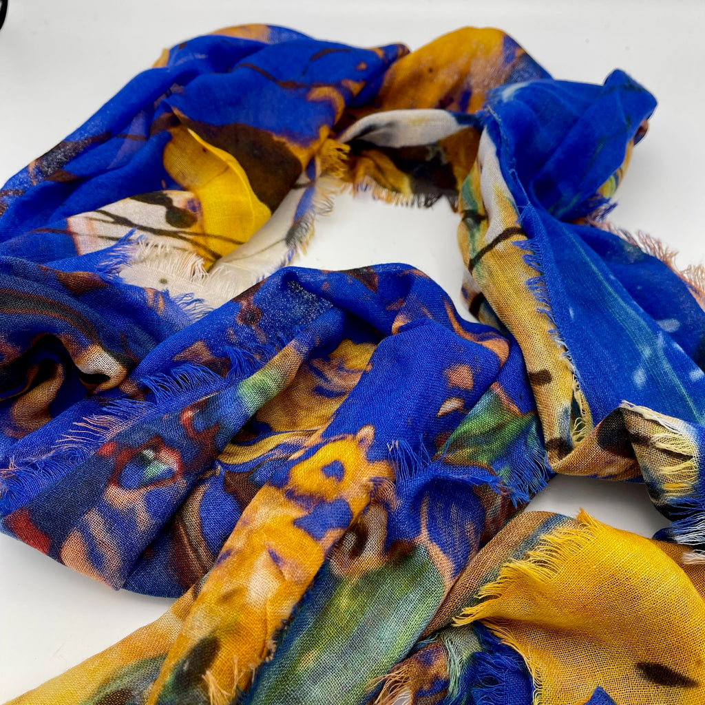 Bristol Abstract Wool Scarf