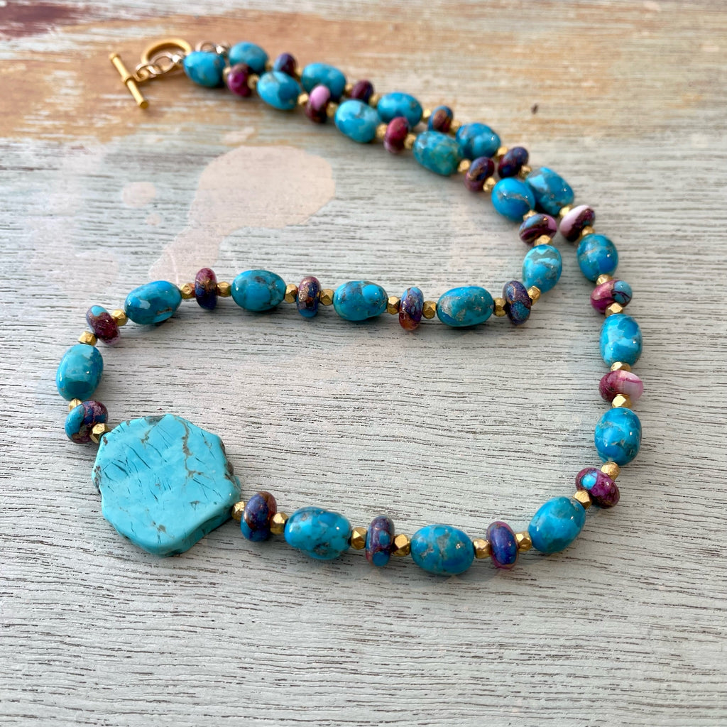 Sleeping Beauty Turquoise Necklace