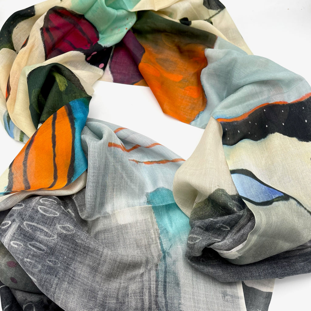 Darion Modern Abstract Scarf