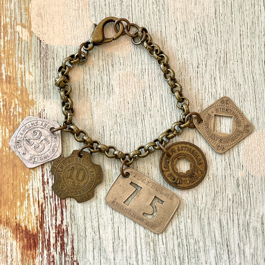Swedish Steamship Token Bracelet
