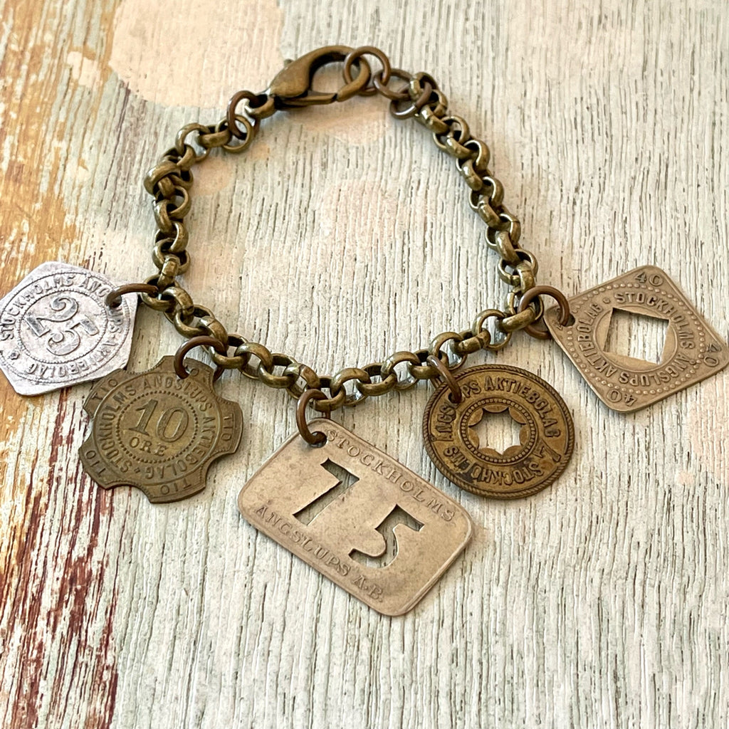 Swedish Steamship Token Bracelet