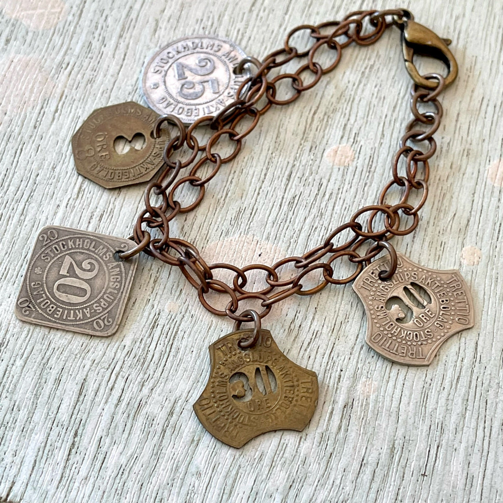 Swedish Steamship Token Bracelet