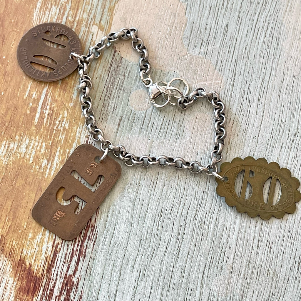 Swedish Steamship Token Bracelet