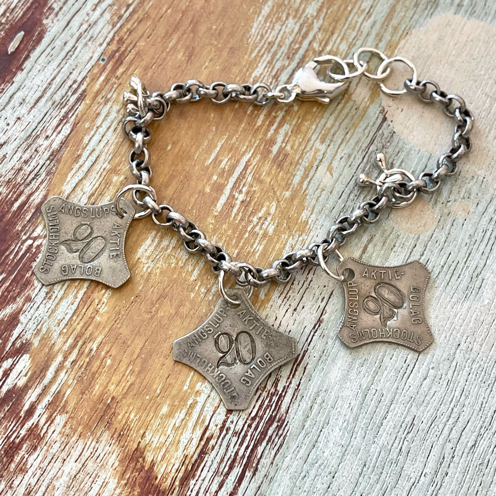 Swedish Steamship Token Bracelet