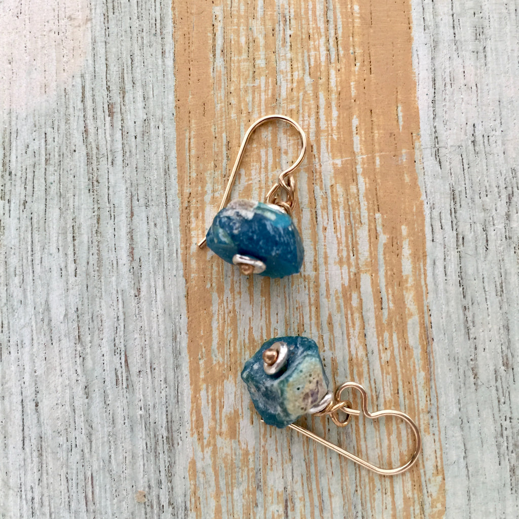 Ancient Glass Earrings