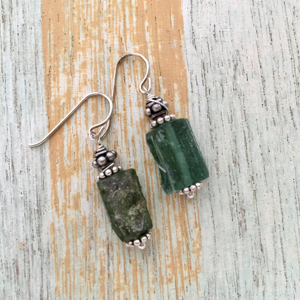 Ancient Glass Earrings