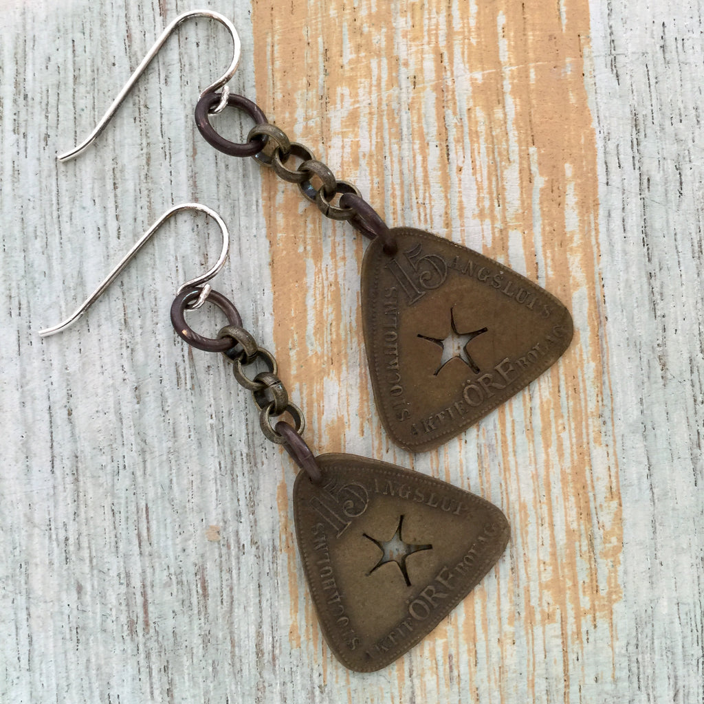 Swedish Token Earrings