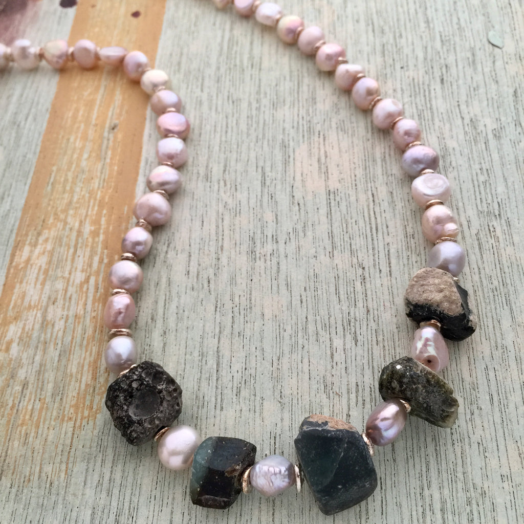 Ancient Glass & Pearls